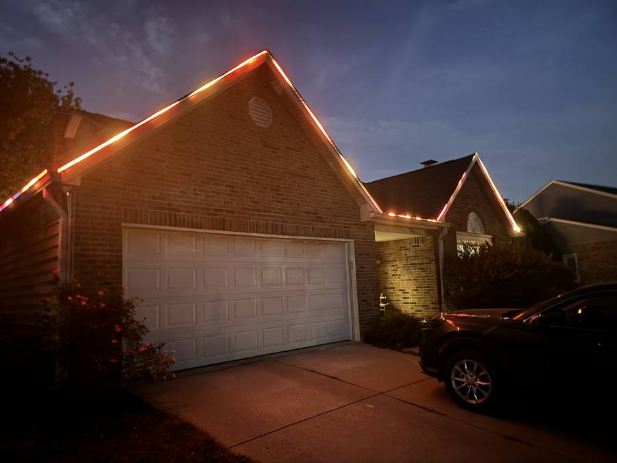 Golden Hour roofline scene
